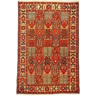 One Of The Kind Persian Bakhtiar Rug 10'2" x 6'9"